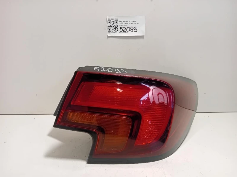 Fanale EST POST DX 39015944 Opel Astra K 2016