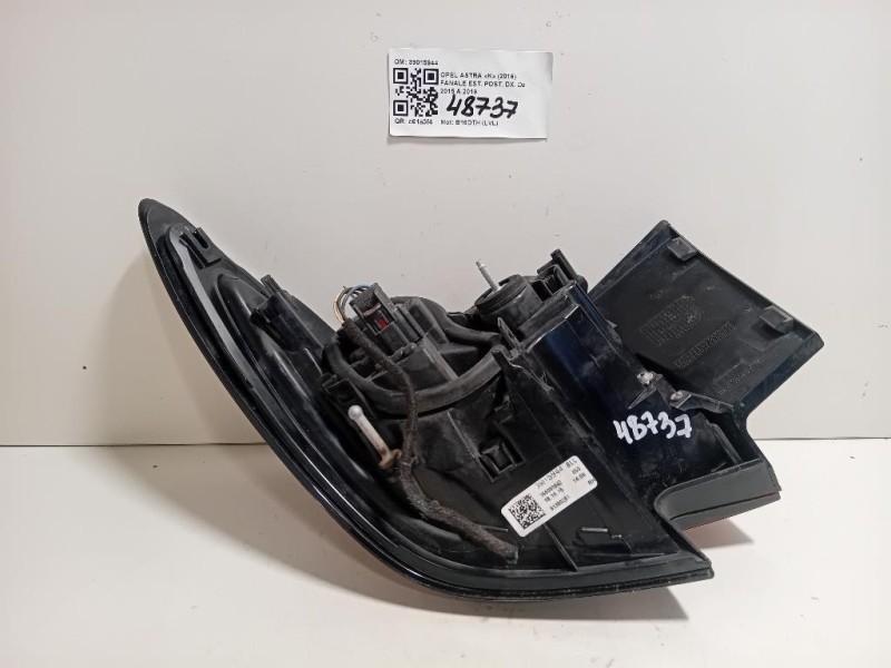 Fanale EST POST DX 39015944 Opel Astra K 2016