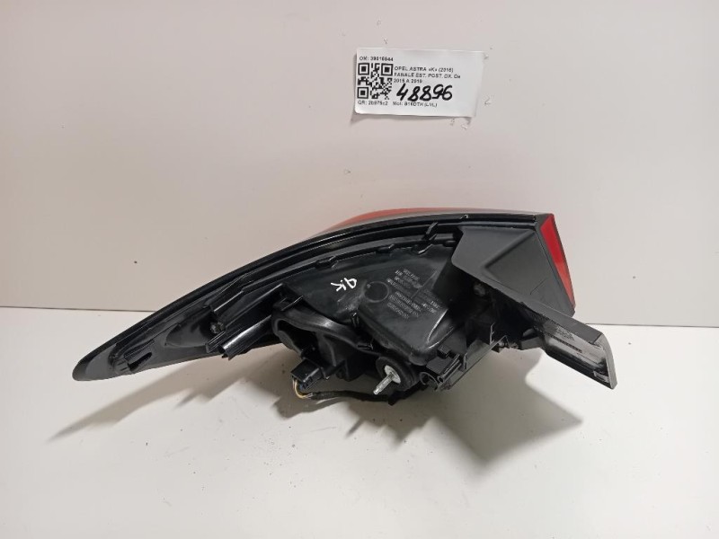 Fanale EST POST DX 39015944 Opel Astra K 2016
