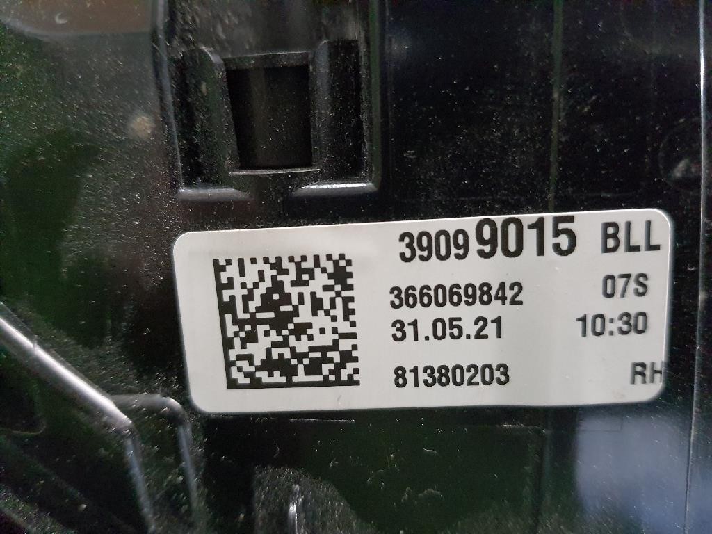 Fanale EST POST DX 39099015 Opel Astra K 2019