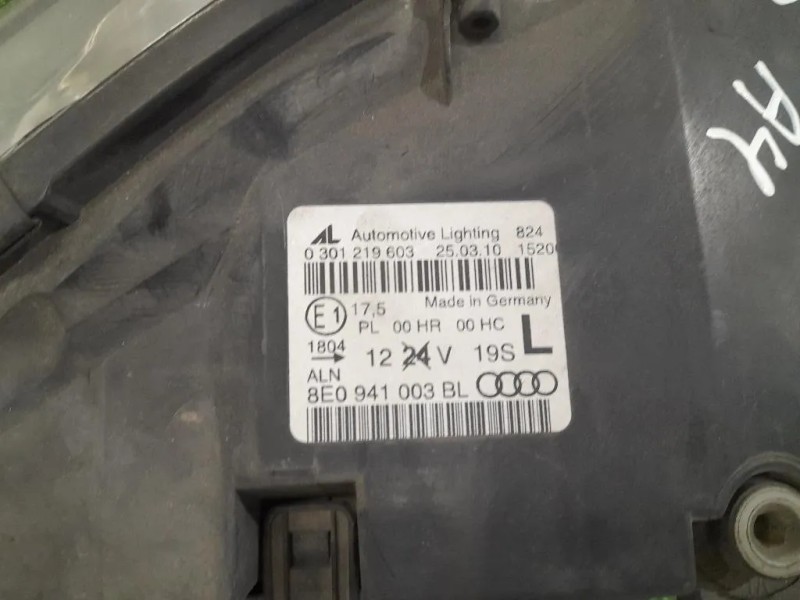 Proiettore ANT SX 8E0941003BL Audi A4 8ED Avant 2005