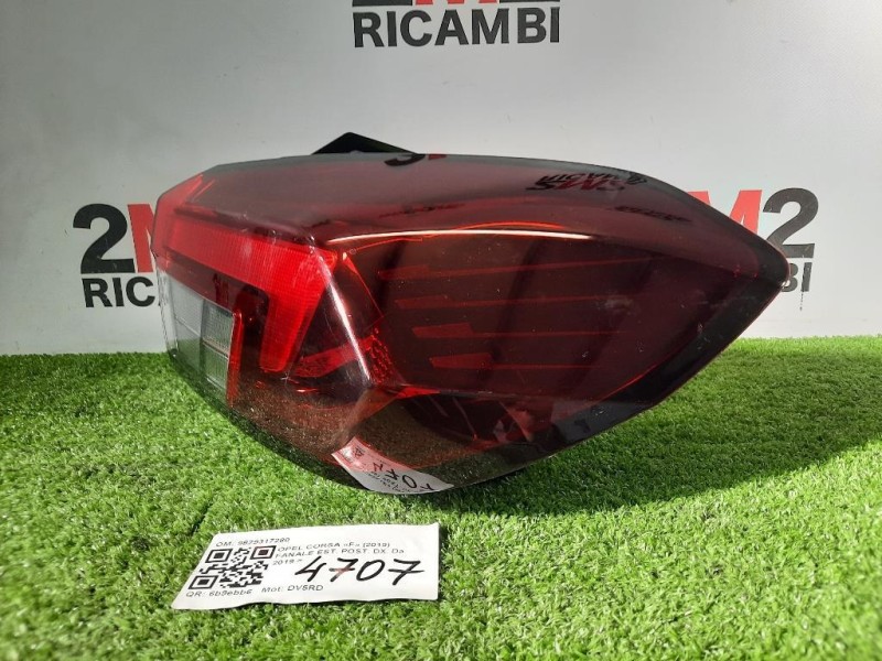Fanale EST POST DX 9829317280 Opel Corsa F 2019