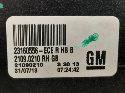 Fanale EST POST DX 23160556 Opel Insignia A 2013