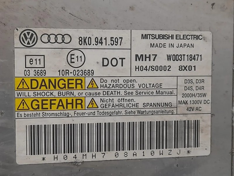 Proiettore ANT SX 8K0941003D Audi A4 8K2 2008