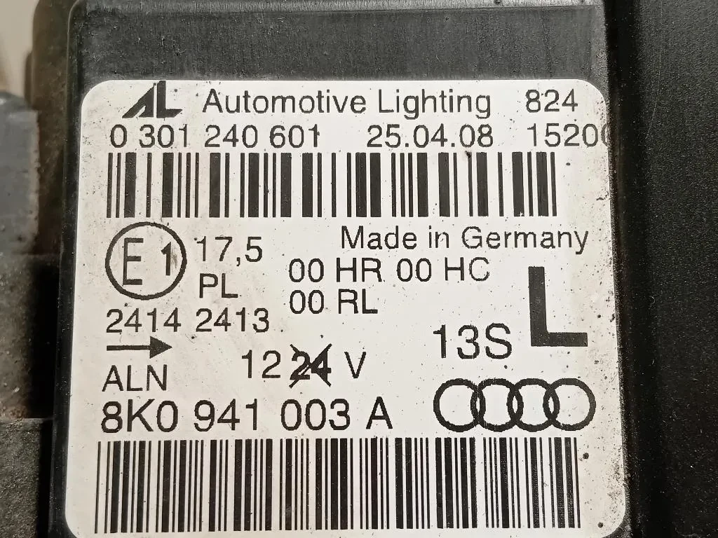 Proiettore ANT SX 8K0 941 003 A Audi A4 8K2 2012