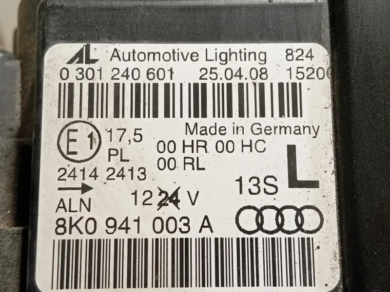 Proiettore ANT SX 8K0 941 003 A Audi A4 8K2 2012