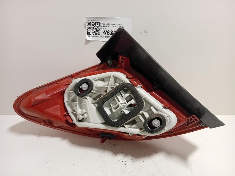 Fanale EST POST DX 21630201 Opel Meriva B 2014