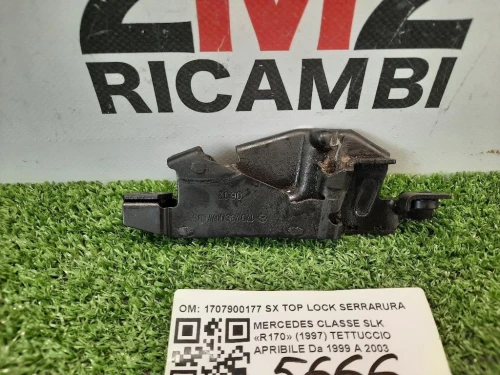 Tettuccio Apribile 1707900177 SX TOP LOCK SERRARURA Mercedes Classe SLK R170 1997