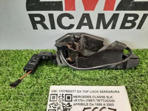 Tettuccio Apribile 1707900277 DX TOP LOCK SERRARURA Mercedes Classe SLK R170 1997