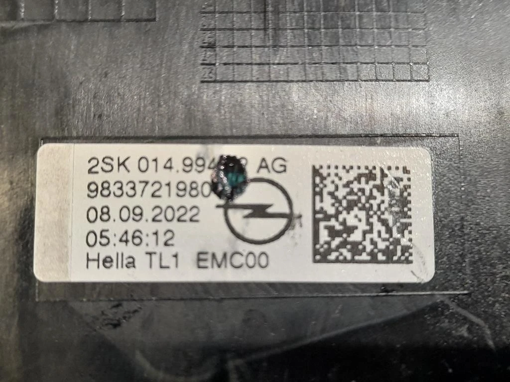 Fanale EST POST DX 9833721980 Opel Mokka B 2020