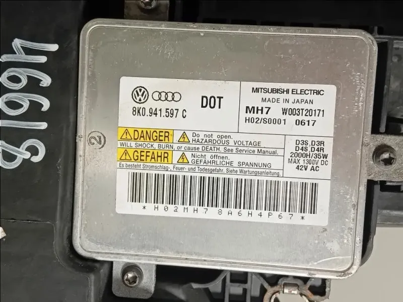 Proiettore ANT SX 8T0 941 003 AL Audi A5 8T3 2008