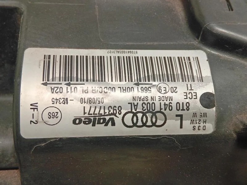 Proiettore ANT SX 8T0 941 003 AL Audi A5 8T3 2008