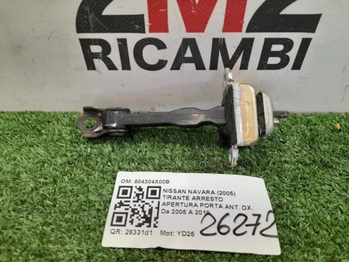 Tirante Arresto Apertura Porta ANT DX 804304X00B Nissan Navara 2005