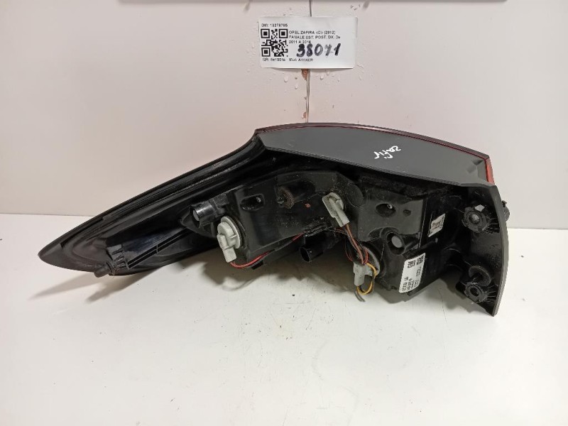 Fanale EST POST DX 13278785 Opel Zafira C 2012
