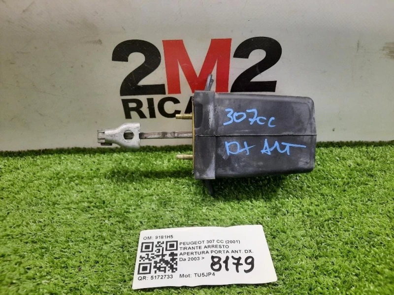 Tirante Arresto Apertura Porta ANT DX 9181H5 Peugeot 307 CC 2001