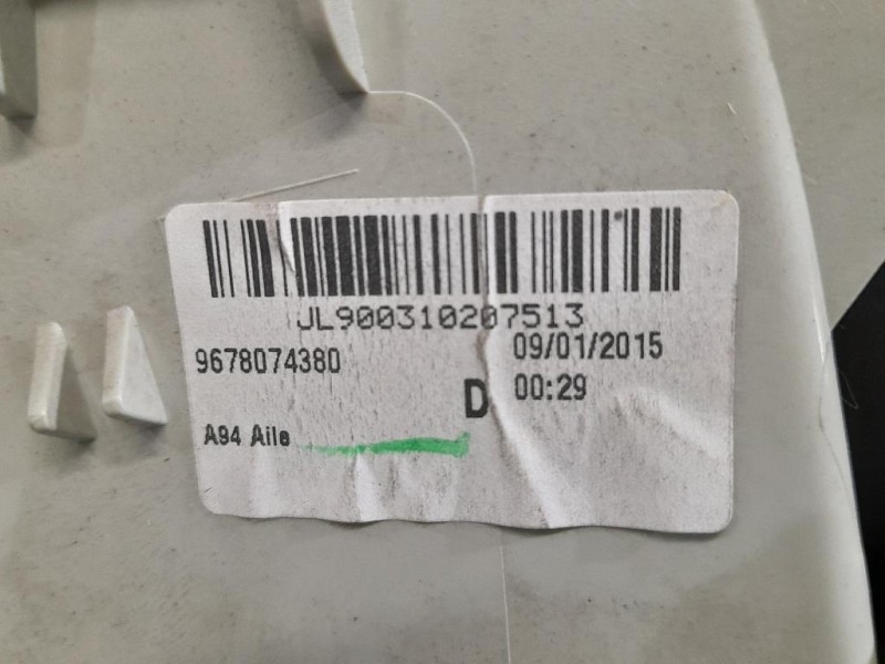 Fanale EST POST DX 9678074380 Peugeot 2008 I 2013