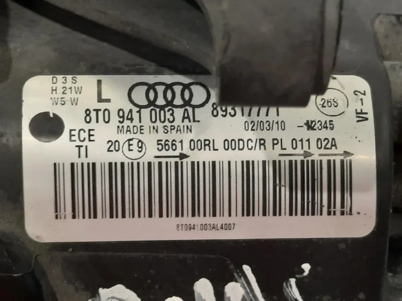 Proiettore ANT SX 8T0 941003AL Audi A5 8TA Sportback 2008