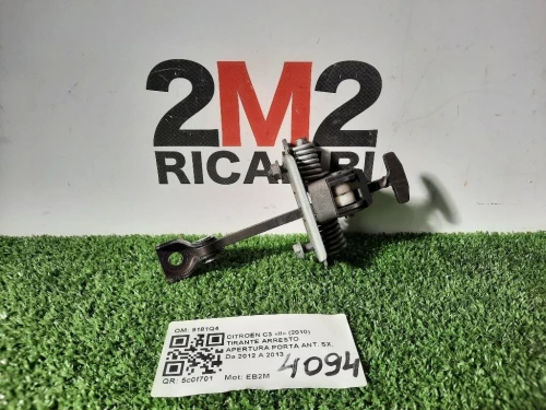 Tirante Arresto Apertura Porta ANT SX 9181Q4 Citroen C3 II 2010