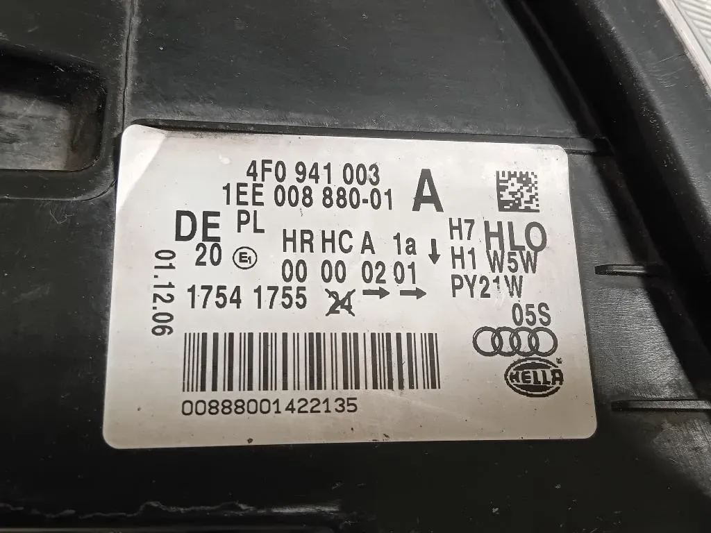 Proiettore ANT SX 4F0 941 003 Audi A6 4F2 2008