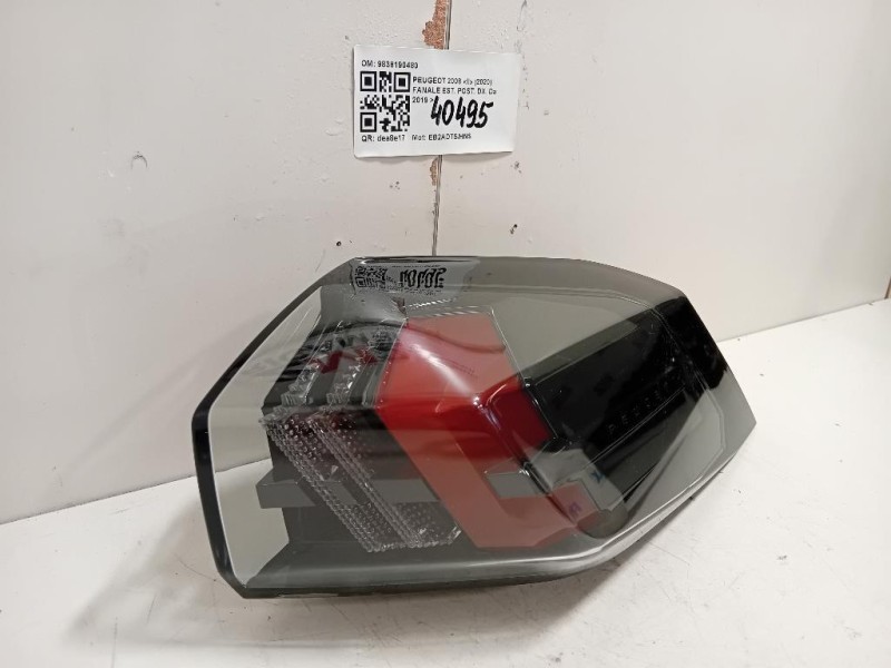 Fanale EST POST DX 9838190480 Peugeot 2008 II 2020