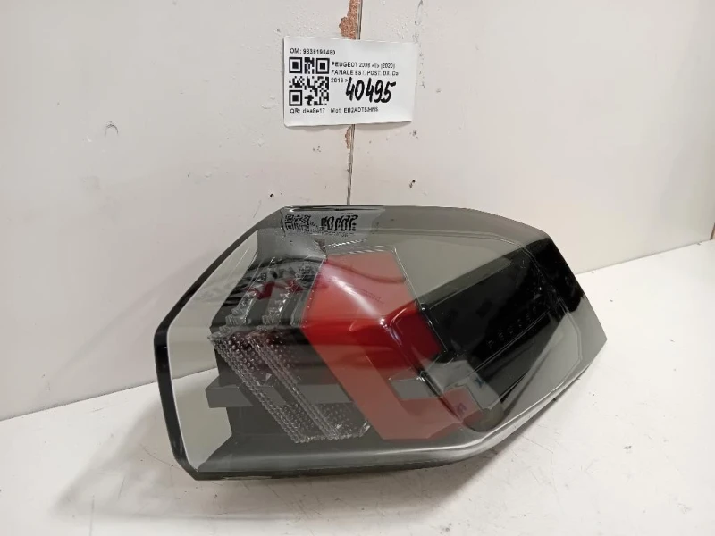 Fanale EST POST DX 9838190480 Peugeot 2008 II 2020