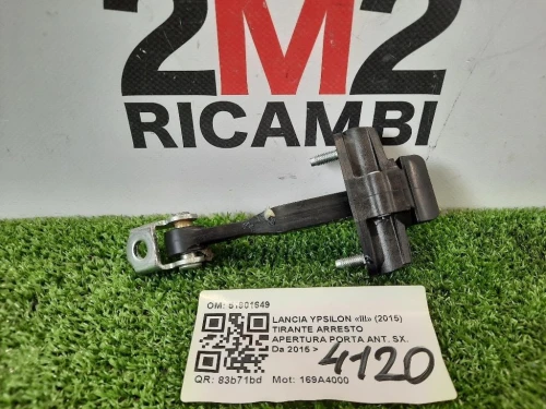 Tirante Arresto Apertura Porta ANT SX 51901649 Lancia Ypsilon III 2015