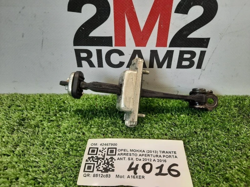 Tirante Arresto Apertura Porta ANT SX 42467900 Opel Mokka 2013