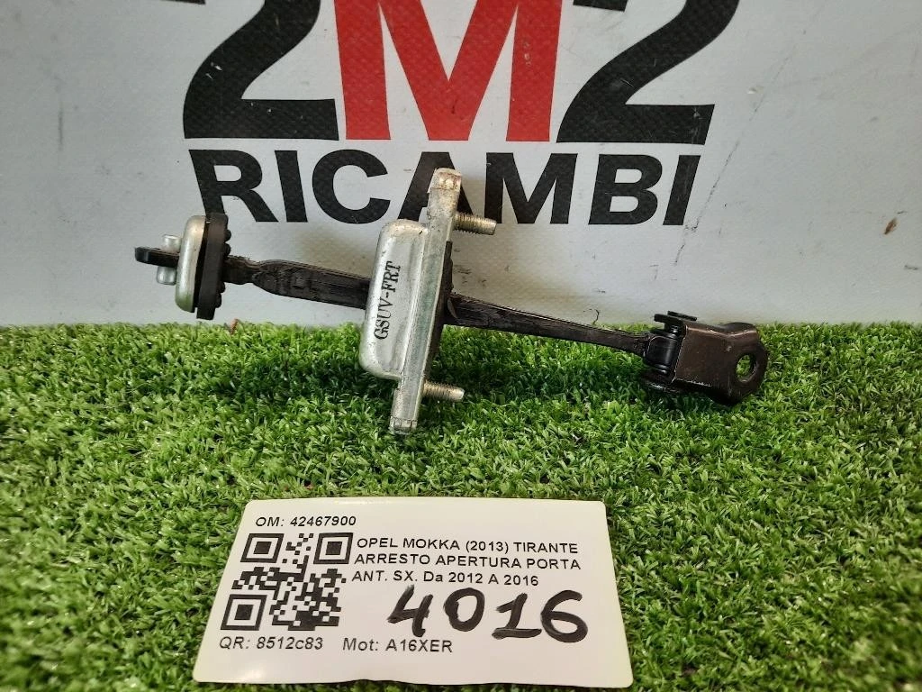 Tirante Arresto Apertura Porta ANT SX 42467900 Opel Mokka 2013