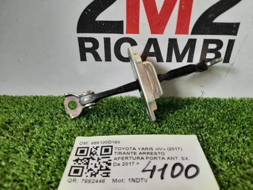 Tirante Arresto Apertura Porta ANT SX 686100D180 Toyota Yaris IV 2017