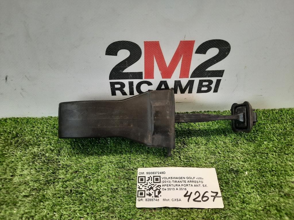 Tirante Arresto Apertura Porta ANT SX 5G0837249D Volkswagen GOLF VII 2013
