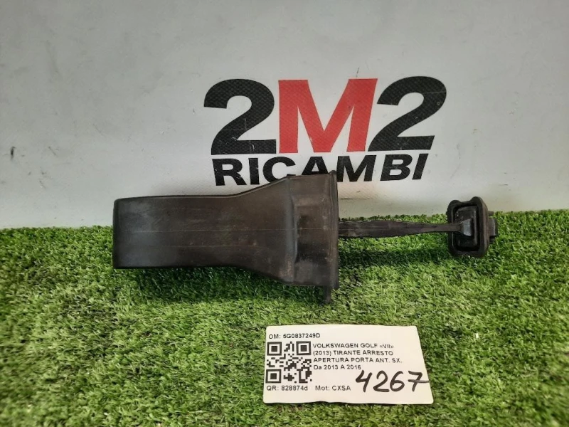 Tirante Arresto Apertura Porta ANT SX 5G0837249D Volkswagen GOLF VII 2013