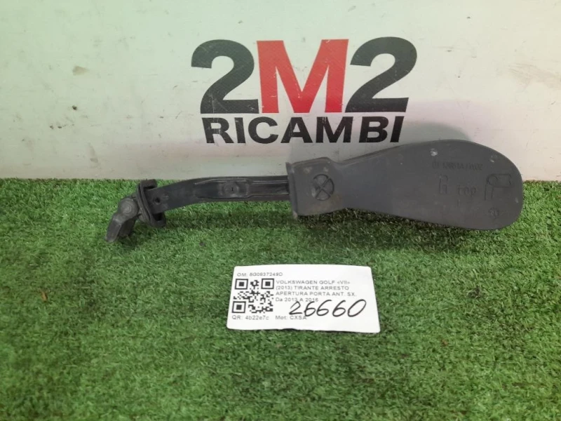 Tirante Arresto Apertura Porta ANT SX 5G0837249D Volkswagen GOLF VII 2013