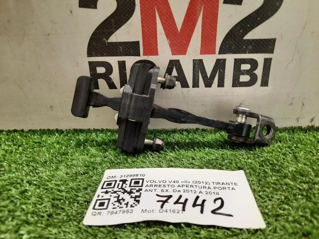 Tirante Arresto Apertura Porta ANT SX 31299810 Volvo V40 II 2012