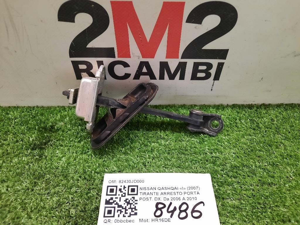 Tirante Arresto Porta POST DX 82430JD000 Nissan Qashqai I 2007