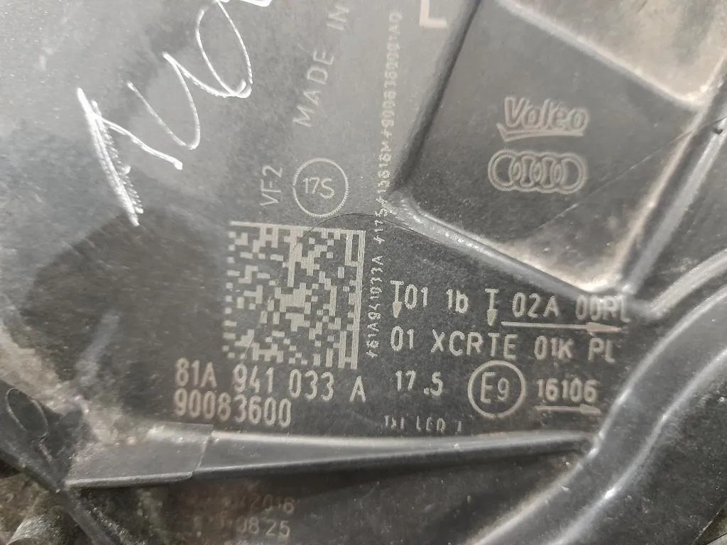 Proiettore ANT SX 81A941033A Audi Q2 GAB 2016