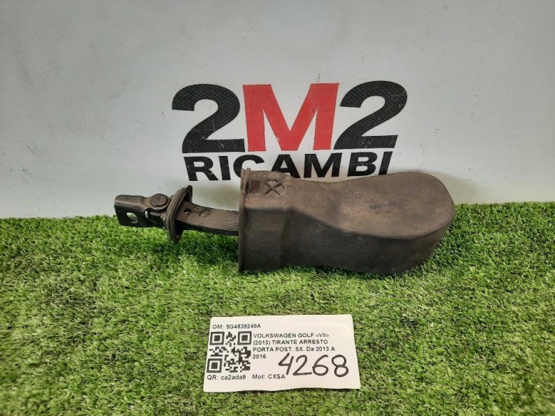 Tirante Arresto Porta POST SX 5G4839249A Volkswagen GOLF VII 2013