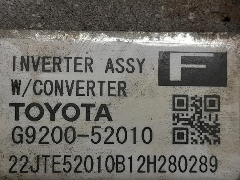 Trasformatore G920052010 Toyota Yaris IV 2014