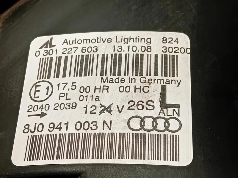 Proiettore ANT SX 8J0 941 003 N 8J0941003N Audi TT 8J3 2010