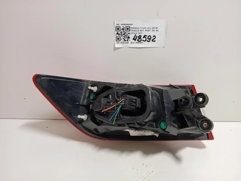 Fanale EST POST DX 265509846R Renault CLIO IV 2016