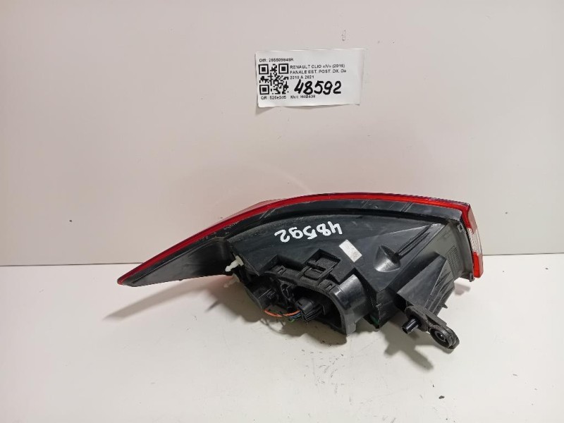 Fanale EST POST DX 265509846R Renault CLIO IV 2016