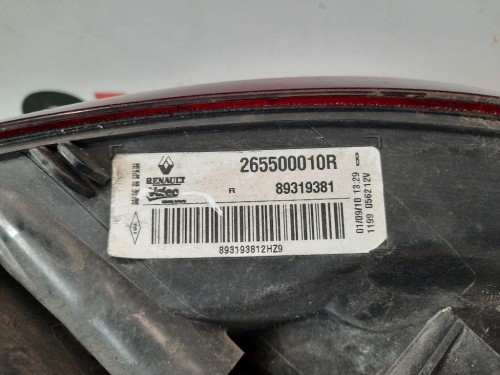 Fanale EST POST DX 265500010R Renault Mégane III SW 2009