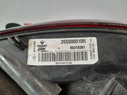 Fanale EST POST DX 265500010R Renault Mégane III SW 2009