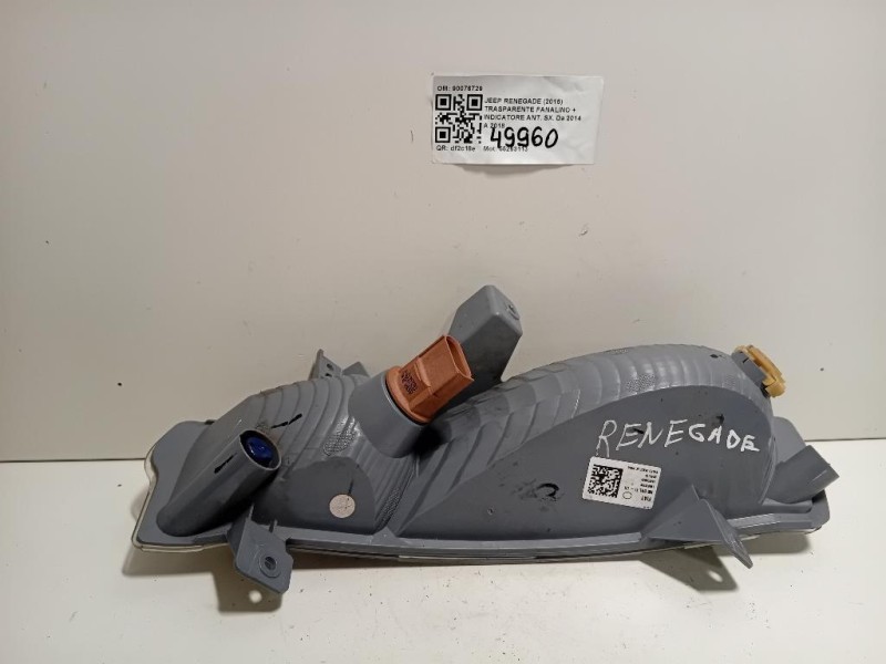 Trasparente Fanalino + Indicatore ANT SX 90076729 Jeep Renegade 2015