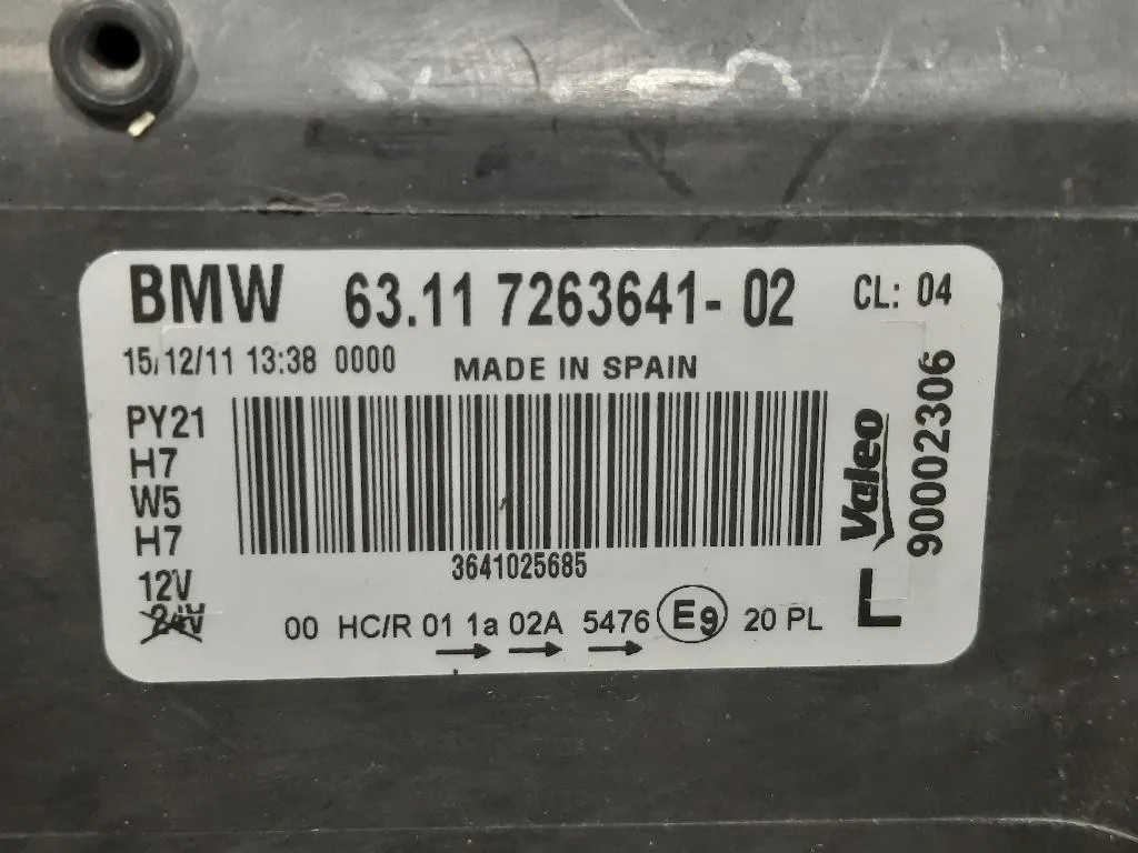 Proiettore ANT SX 7263641-02 Bmw Serie 1 E82 Coupe 2005