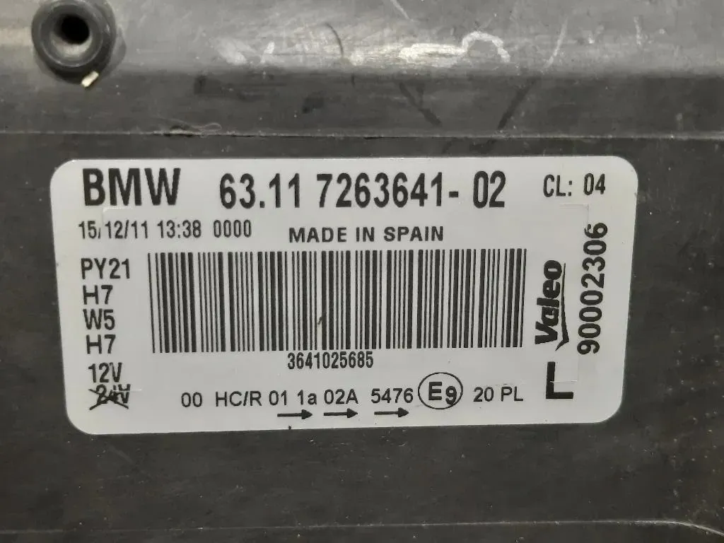 Proiettore ANT SX 7263641-02 Bmw Serie 1 E82 Coupe 2005