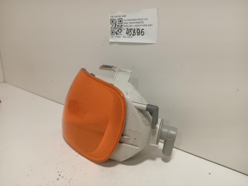 Trasparente Fanalino + Indicatore ANT SX 6N0 953 049B Volkswagen POLO VI 2009