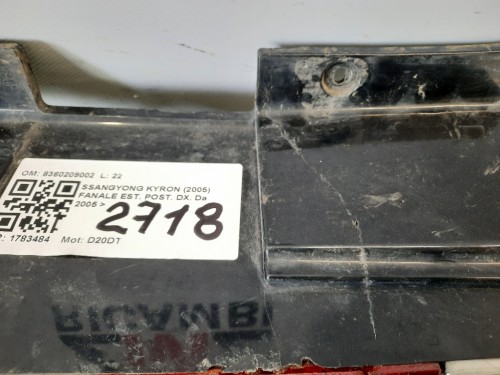 Fanale EST POST DX 8360209002 Ssangyong Kyron 2005