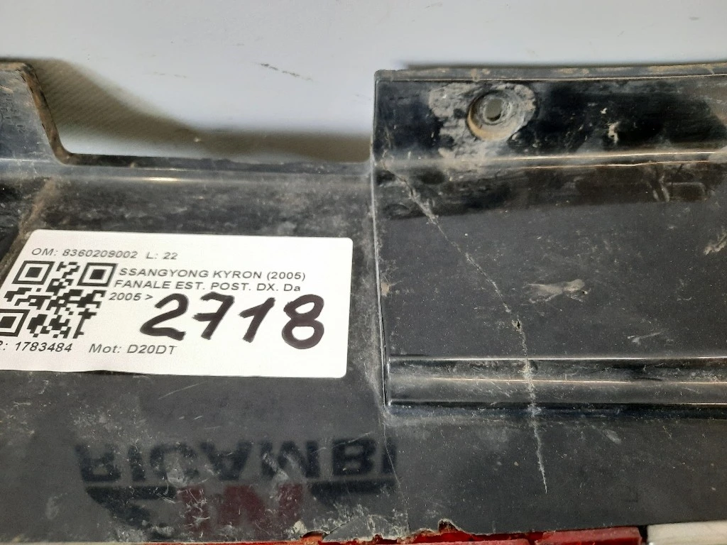 Fanale EST POST DX 8360209002 Ssangyong Kyron 2005