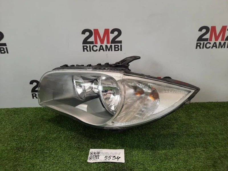 Proiettore ANT SX 63126924485 Bmw Serie 1 E87 Berlina 2005