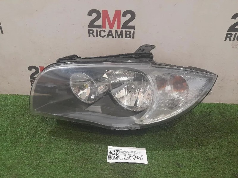 Proiettore ANT SX 63126924485 Bmw Serie 1 E87 Berlina 2005